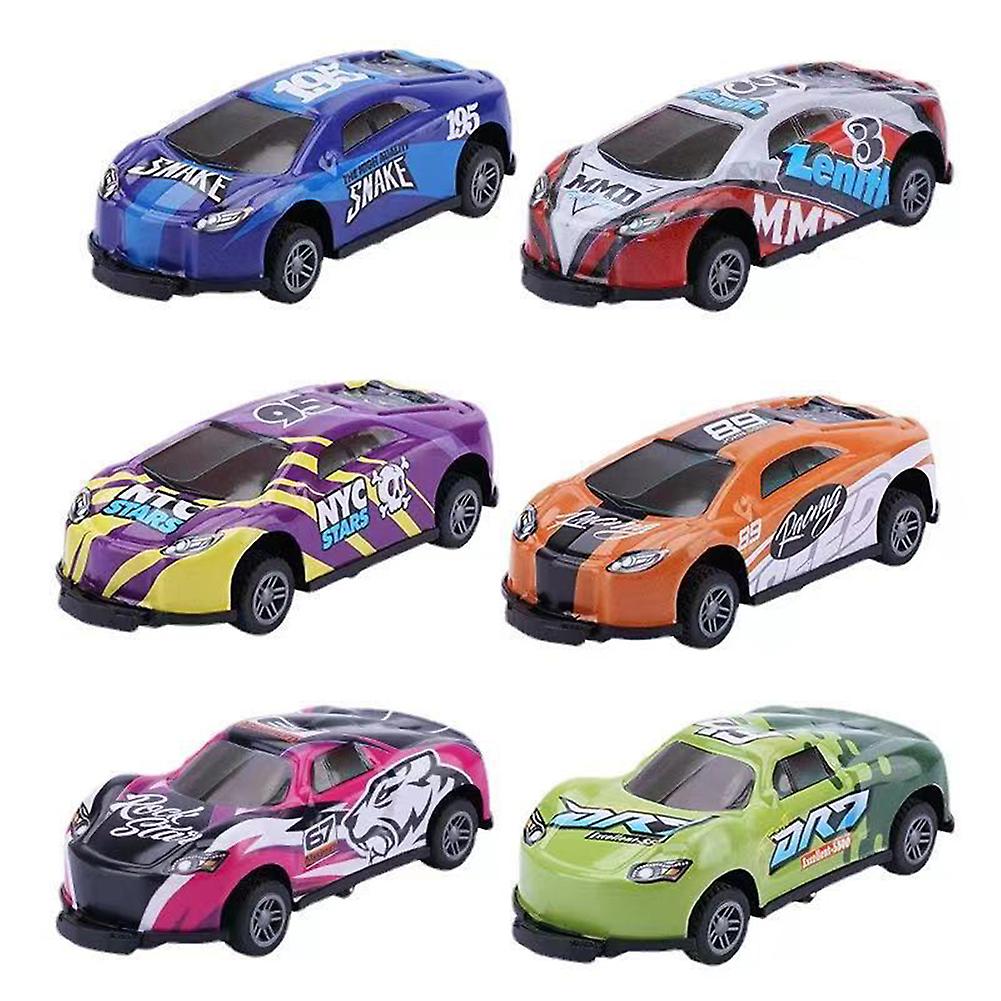 6pcs Impact Ejection Car Toy Cars For 3-6 Year Old Boys Girls Toy Cars For Kids Pull Back Car Toys Boys Fun Cool Toys Cars Boys Girls Easter Gifts