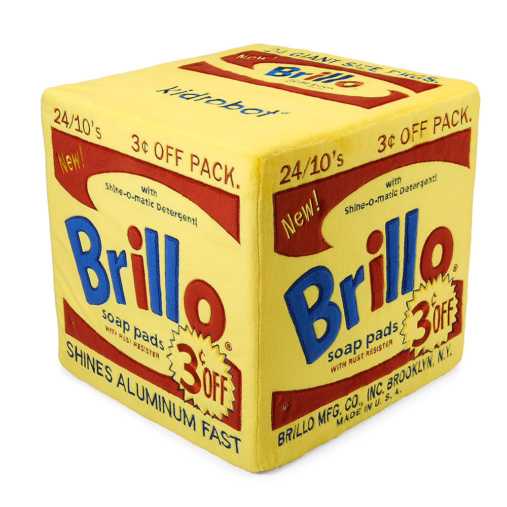 Andy Warhol 12” Yellow Brillo Box Plush (PRE-ORDER)