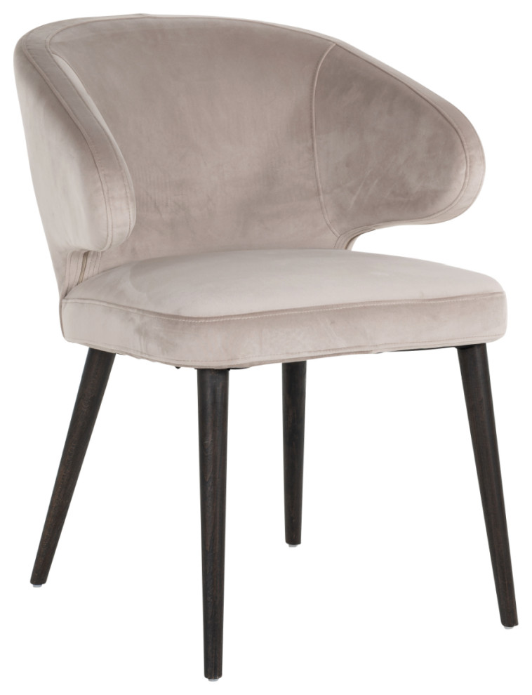 Modern Velvet Dining Chair  OROA Indigo   Midcentury   Dining Chairs   by Oroa   Distinctive Furniture  Houzz