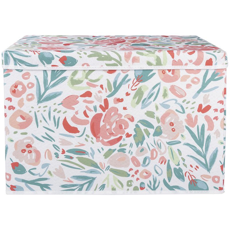 Sammy and Lou Painterly Floral Multi-Color Toy Box