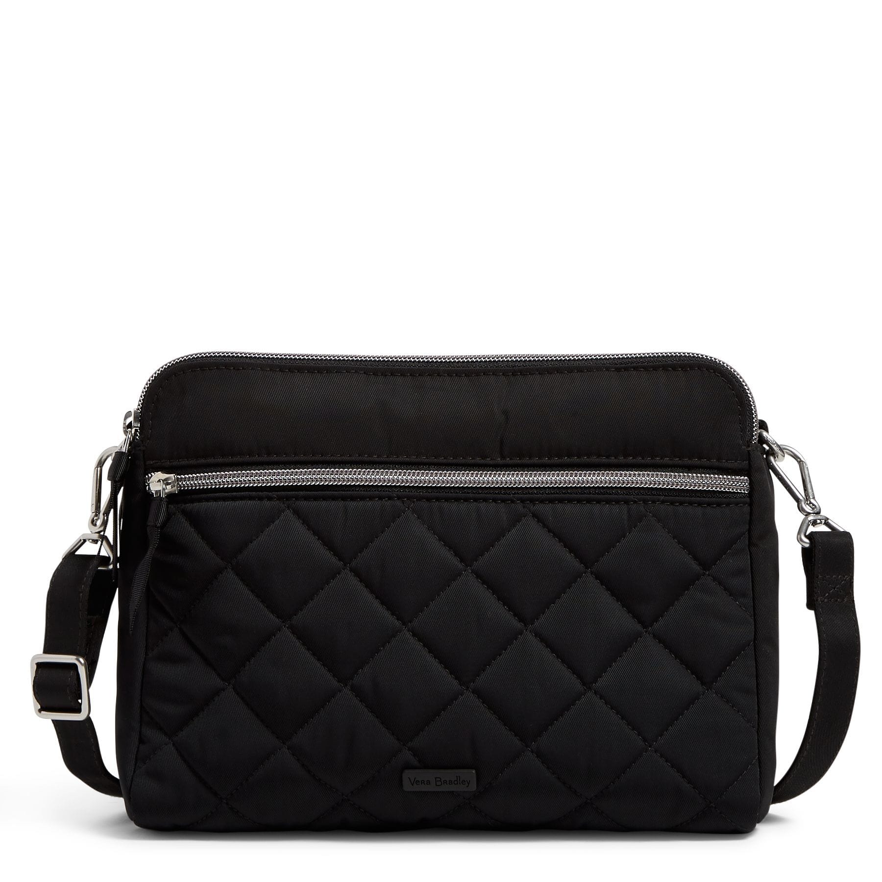 Triple Compartment Crossbody Bag