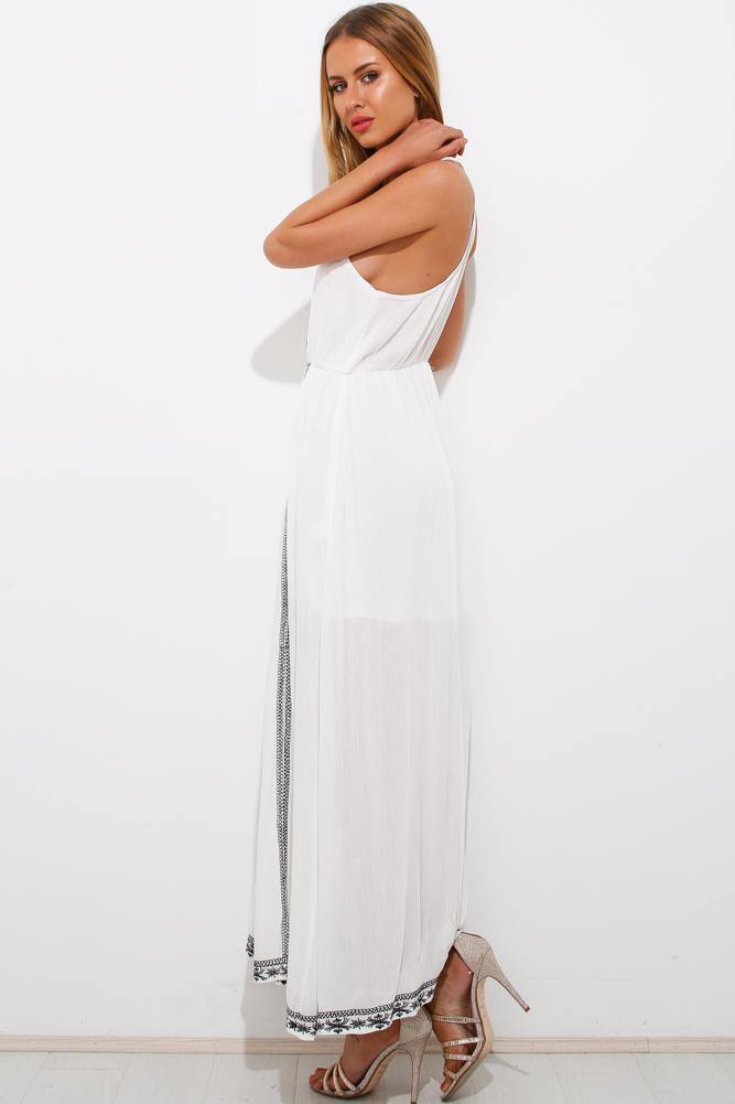 Long Lost Summer Maxi Dress White