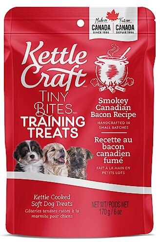 Kettle Craft Tiny Bites Smokey Canadian Bacon Recipe Dog Training Treats