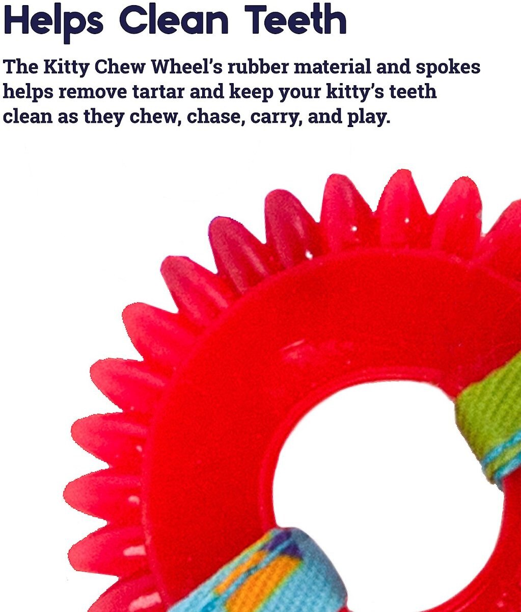 Catstages Dental Kitty Chew Wheel Cat Chew Toy