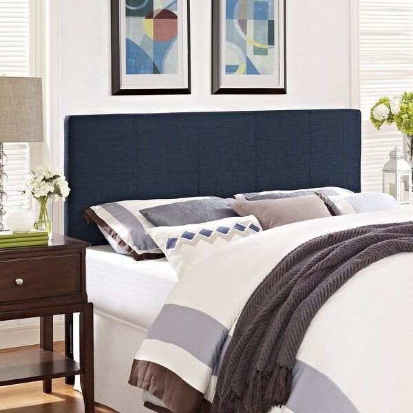 Modway Oliver Fabric Headboard in Navy - - 20340145