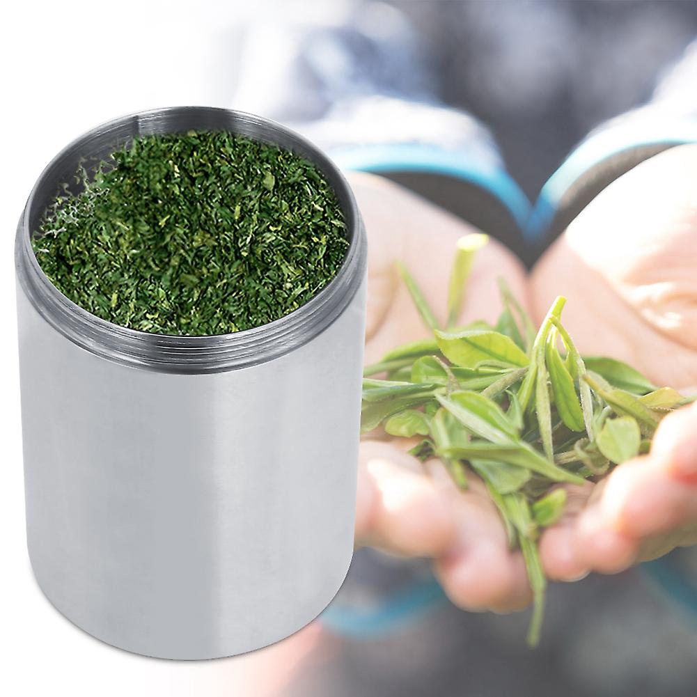 Portable 304 Stainless steel Tea Leaves Seasoning Storing Box Can Kitchen