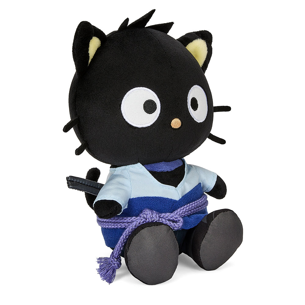 Naruto® x Hello Kitty® and Friends Phunny Plush - Chococat™ as Sasuke (PRE-ORDER)