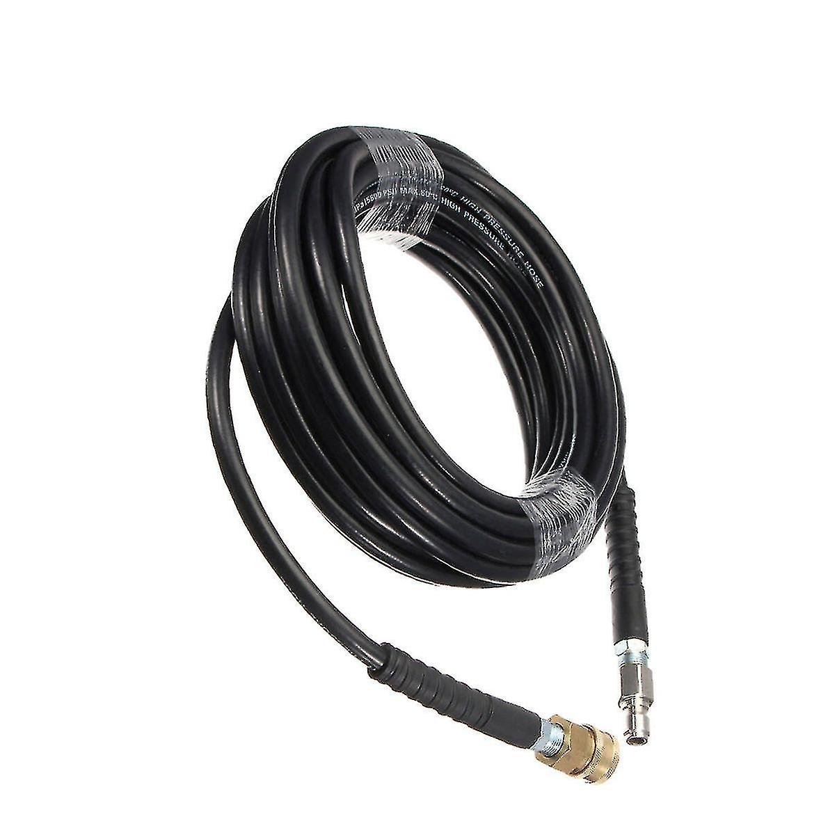 20m High Pressure Washer Hose Tube 1/4 Quick Connect Car Washer Cleaning Hose