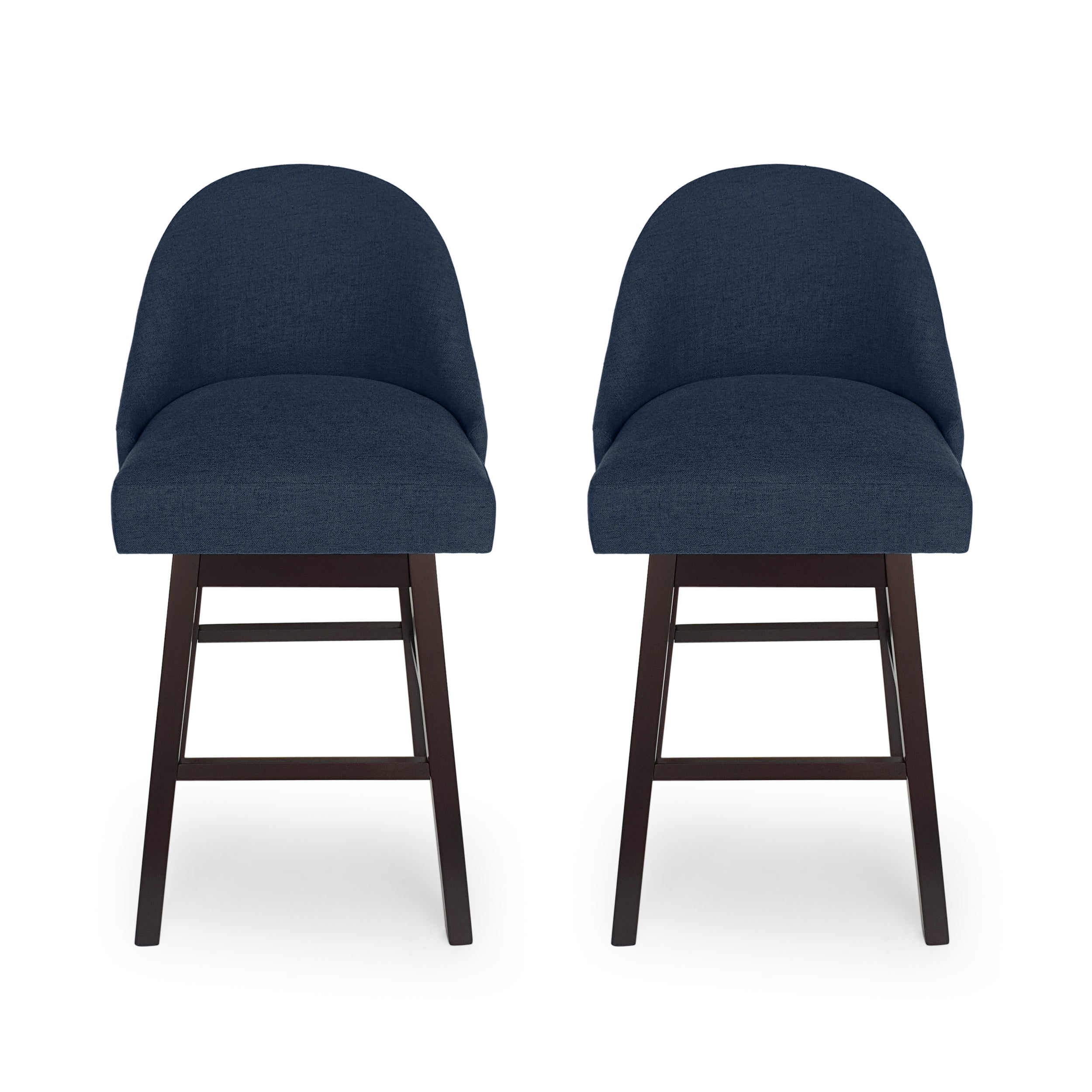 Andriel Modern Upholstered Swivel Bar Stool