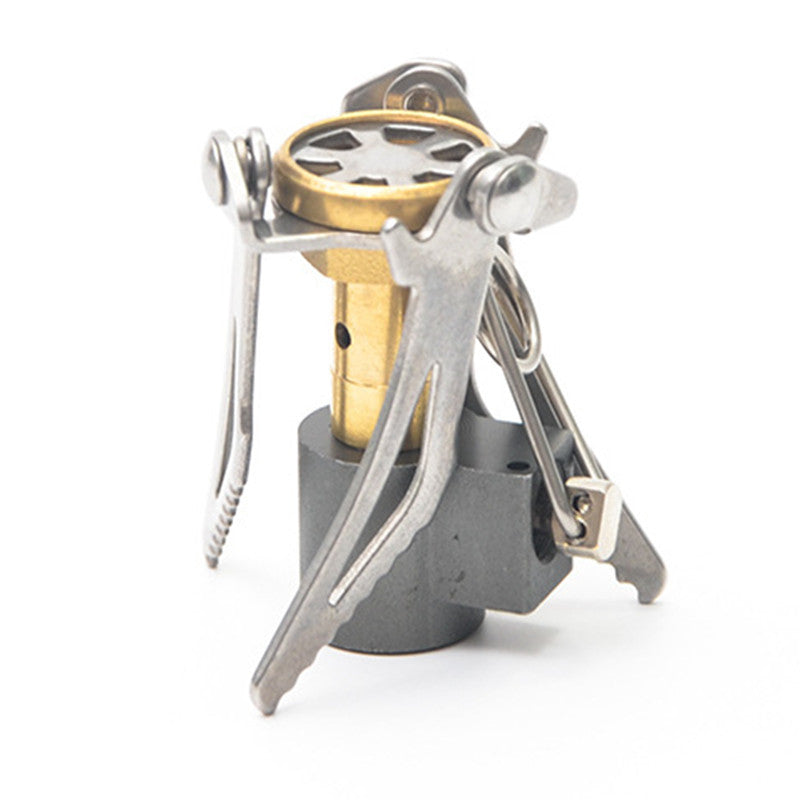 Camping Mini Stove Integrated Folding Stove Portable Pocket Stove