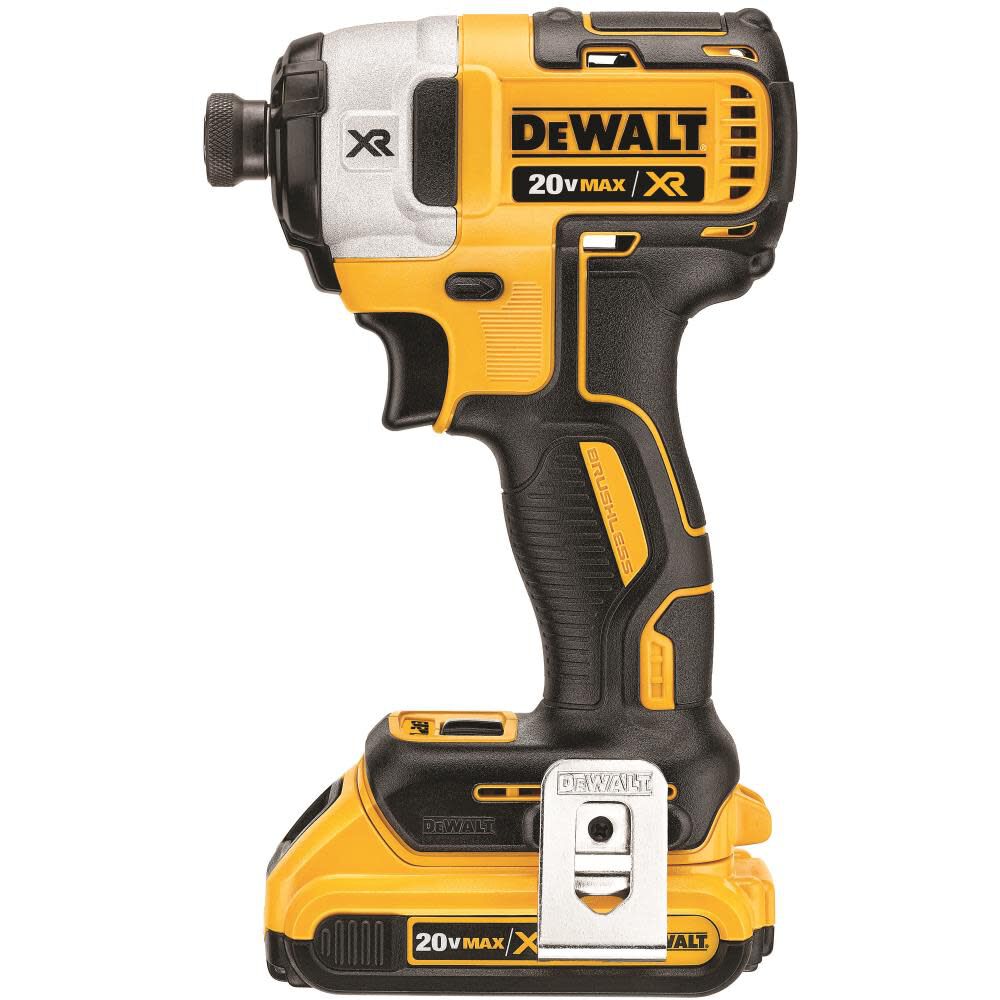 DEWALT 20 V MAX XR Brushless 1/4 In. 3-Speed Impact Driver DCF887D2 from DEWALT