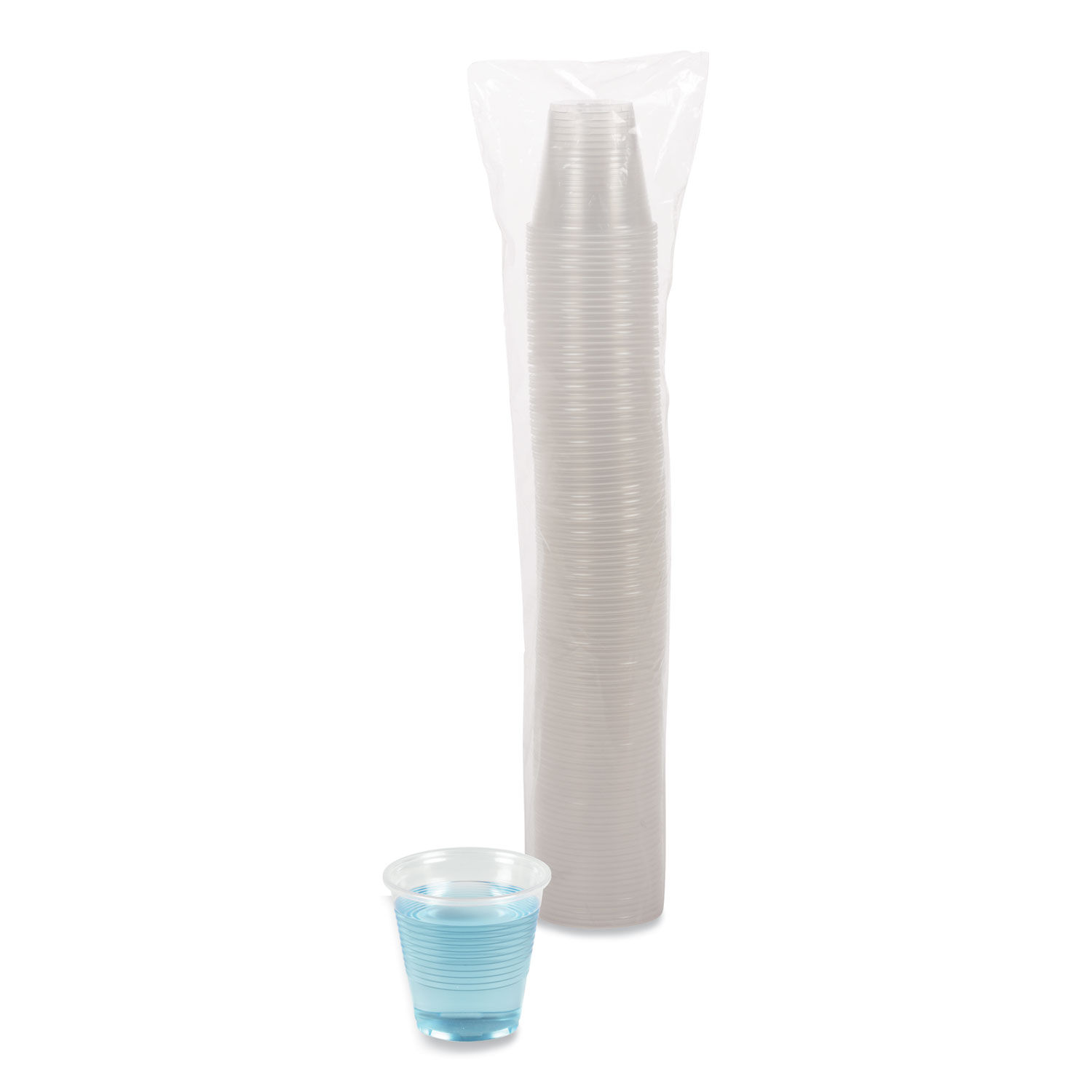 Translucent Plastic Cold Cups by Boardwalkandreg; BWKTRANSCUP5CT