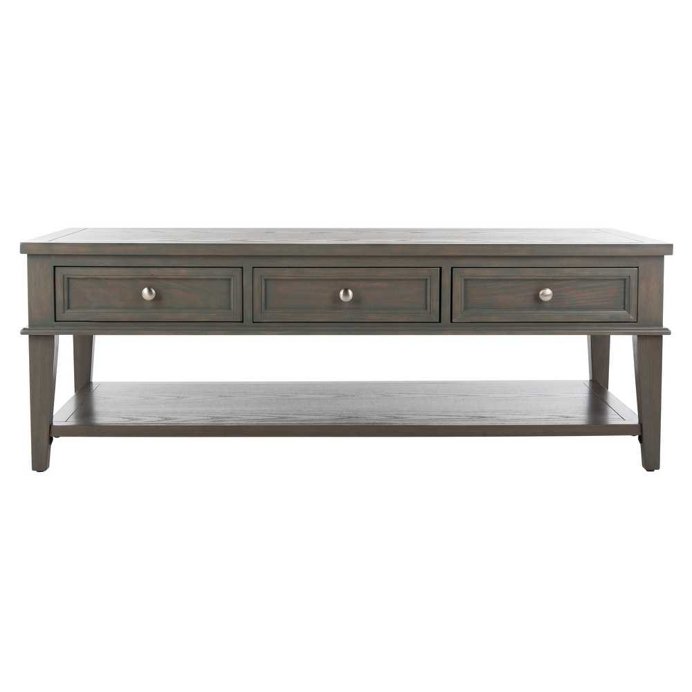 SAFAVIEH Manelin Ash Grey Coffee Table   54\