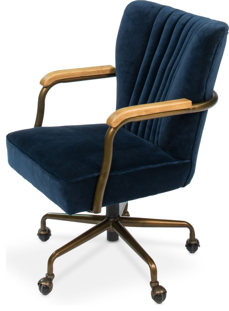 Brooks Swivel Chair   Industrial   Armchairs And Accent Chairs   by HedgeApple  Houzz