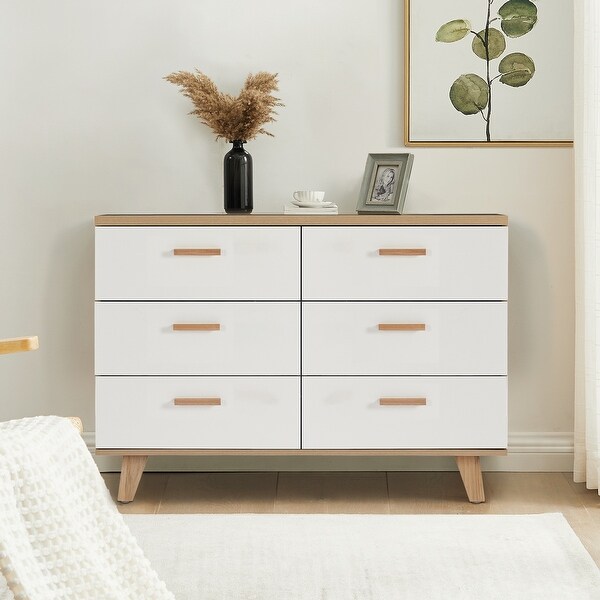 Modern Farmhouse Storage Cabinet with Drawers for Living Room，Dining Room - - 37219274