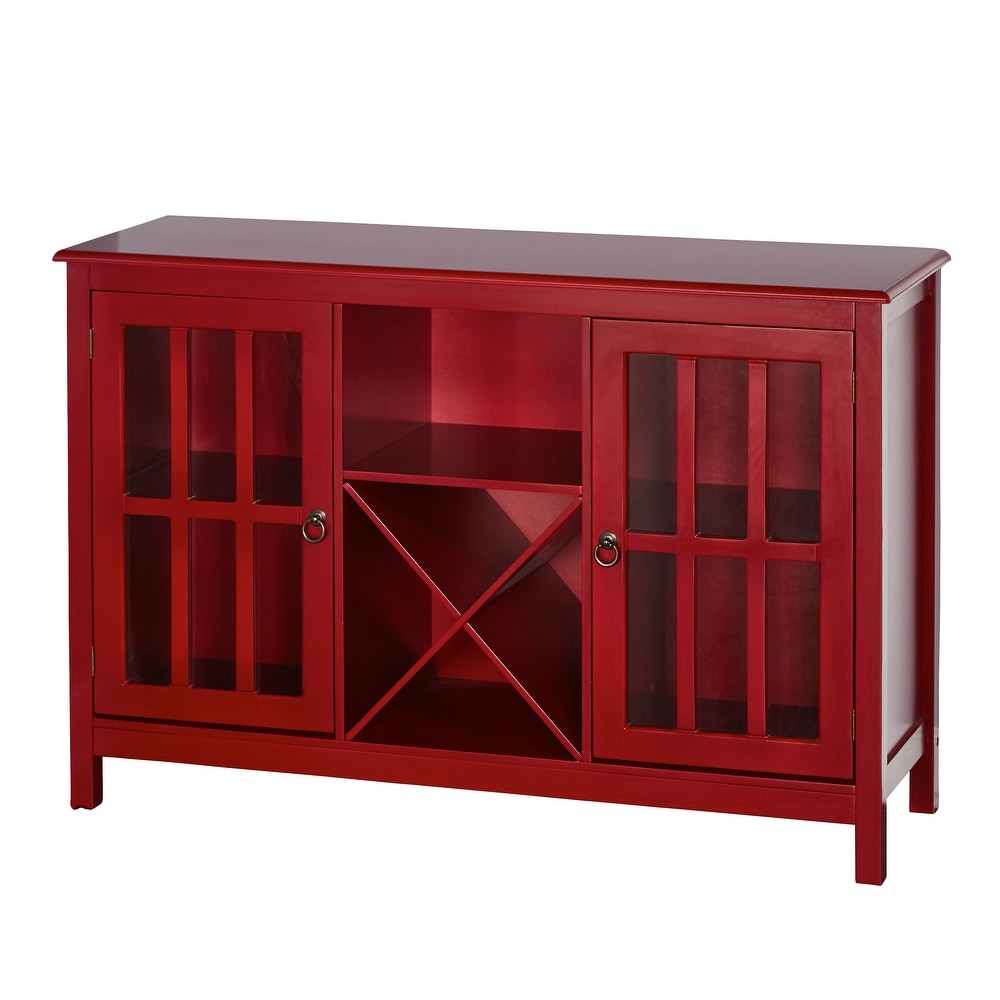 Simple Living Portland Glass Wine Buffet/Sideboard