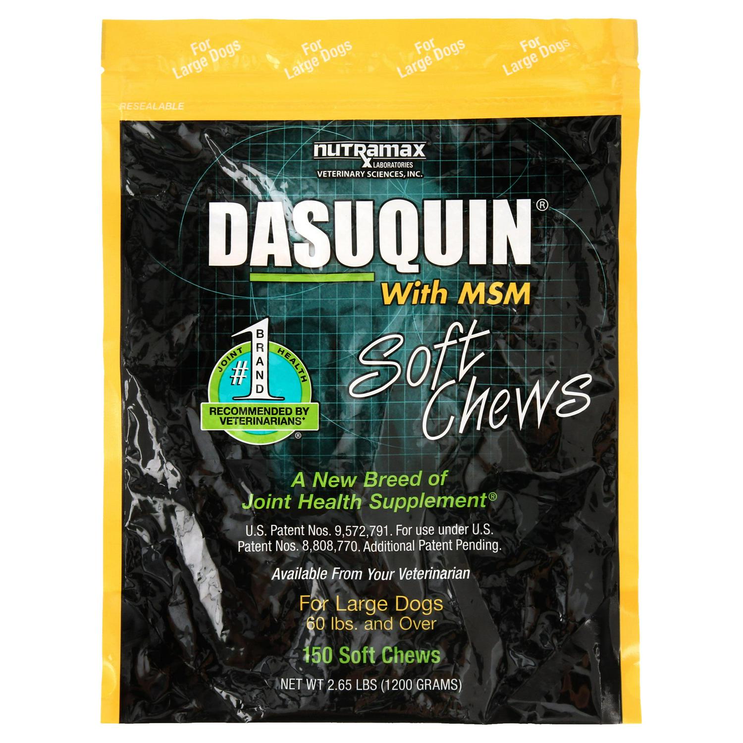 Nutramax Dasuquin with MSM Joint Health Supplement for Large Dogs 150 Soft Chews  Crowdfused