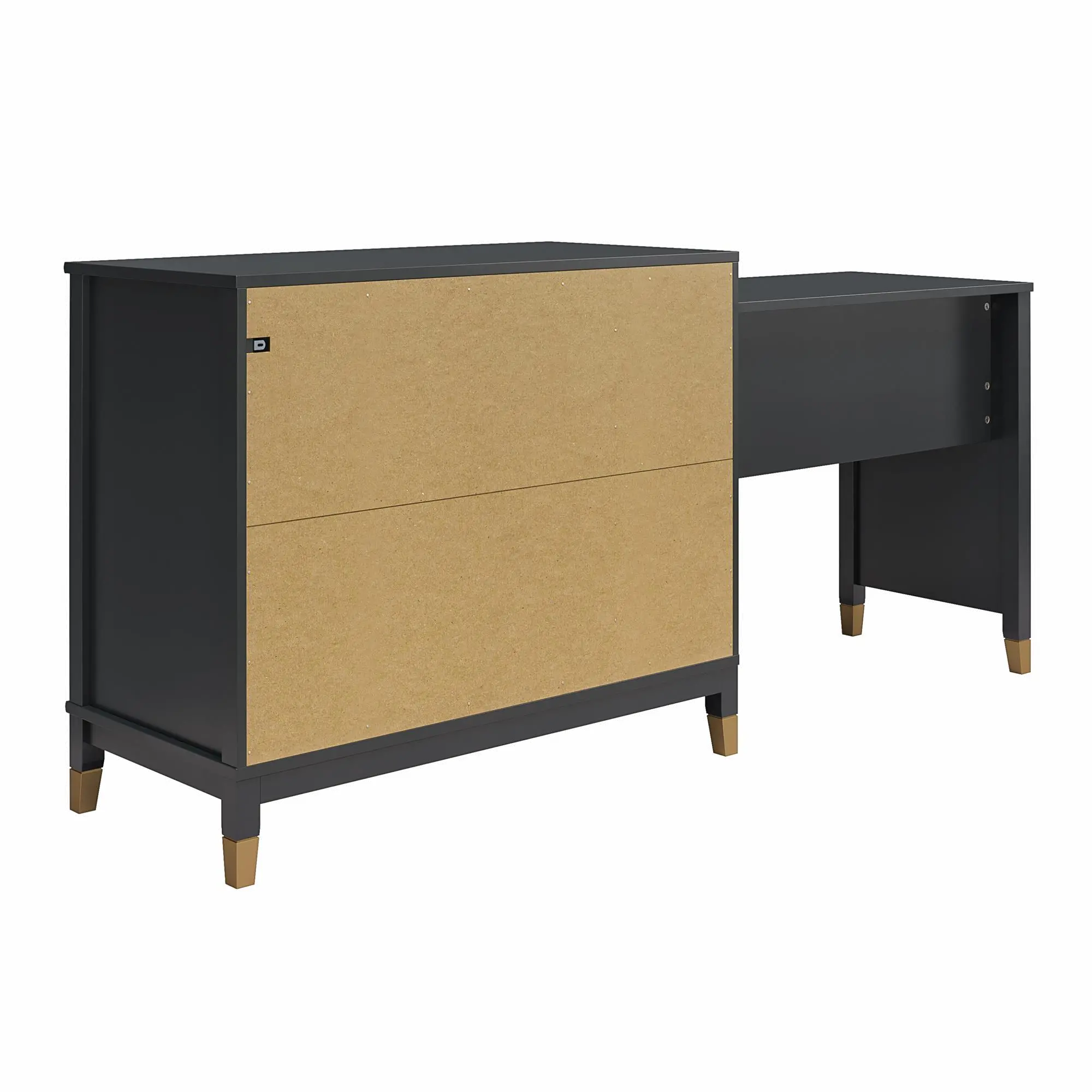 Westerleigh Black 3 in 1 Media Dresser