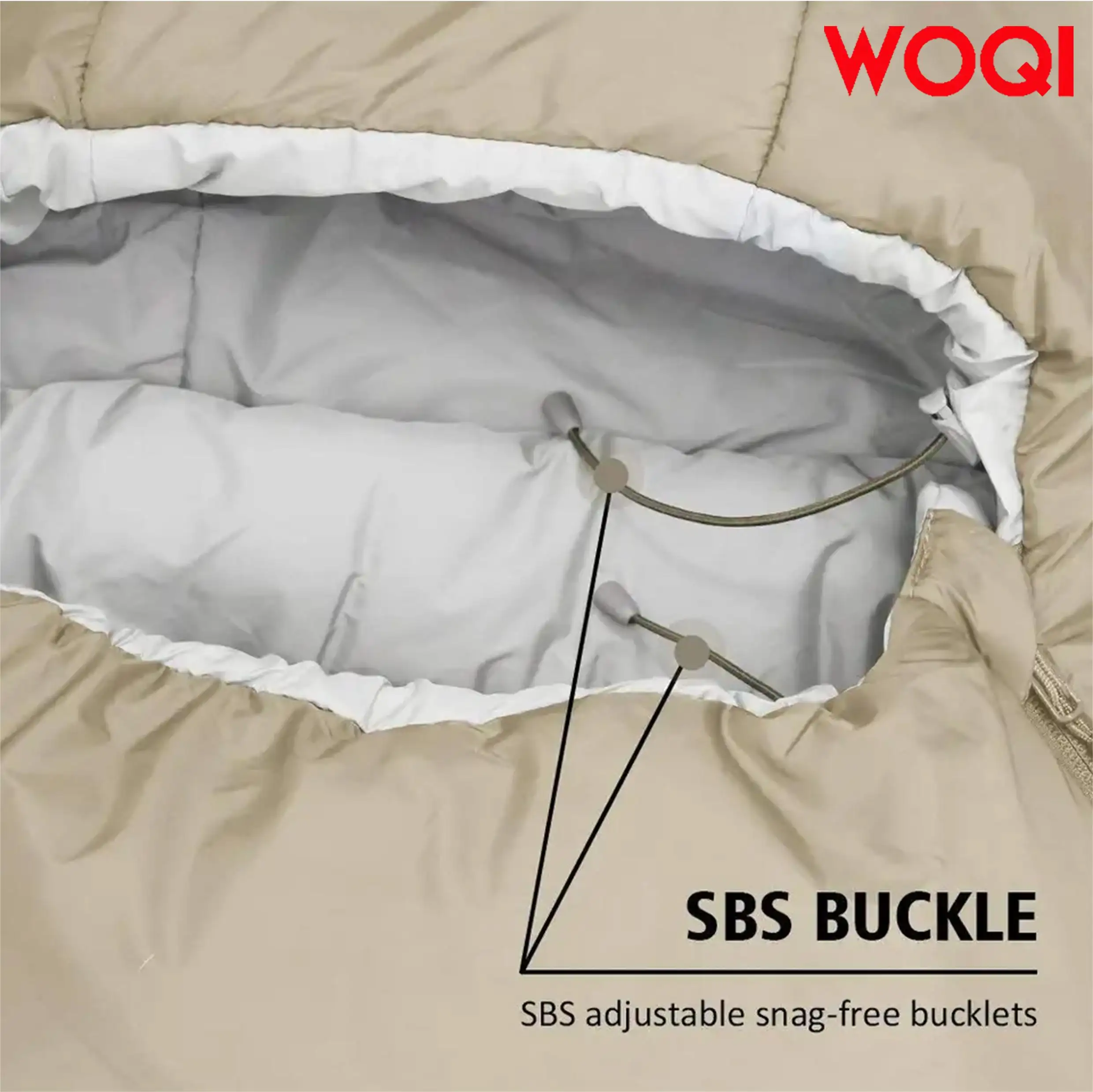 WOQI  thick mummy sleeping bag  for travel and camping