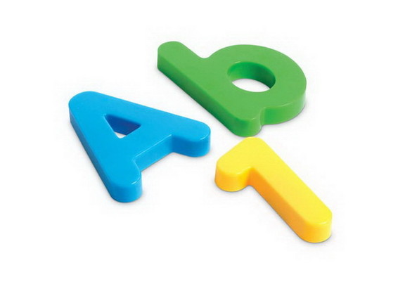 Learning Resources LER1455 Jumbo Magnetic Letters ...