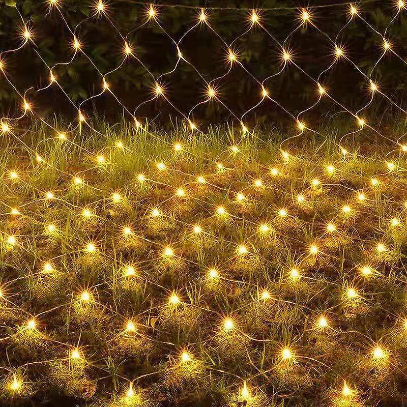 Star Lighting Strings Solar Light Fishing Net Lights Waterproof Outdoor Christmas Lights Decor