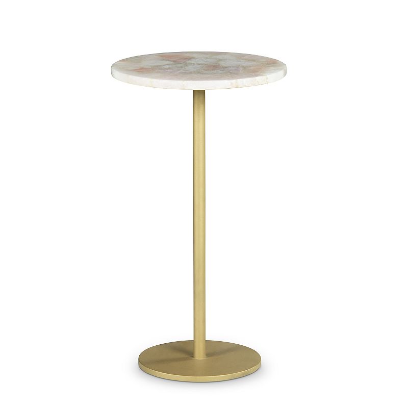 Steve Silver Co. Rosie Agate Top Round Chairside Table