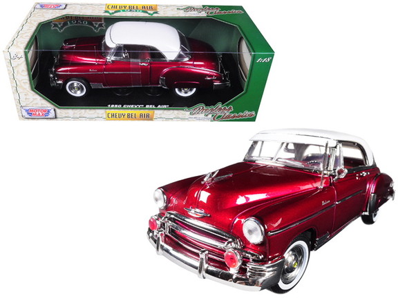 Motormax 1950 Chevrolet Bel Air Green 1/18 Diecast...