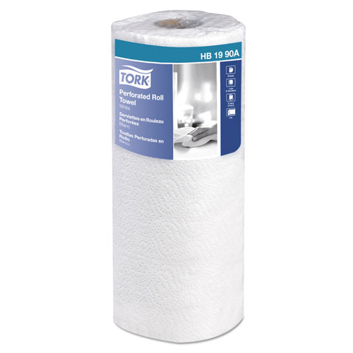 Essity Tork Universal Perforated Towel Roll | 2-Ply， 11 x 9， White， 84