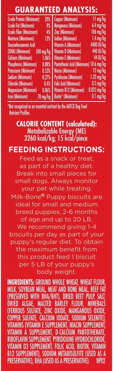 Milk-Bone Original Puppy Biscuit Dog Treats