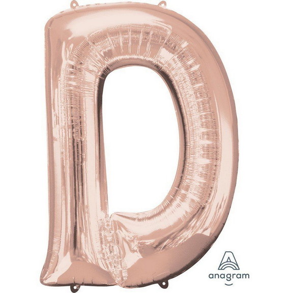 Mayflower Distributing 619837 Jumbo Rose Gold Lett...