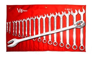 V8 Tools VT9017 17 Piece SAE Standard Length Combo...