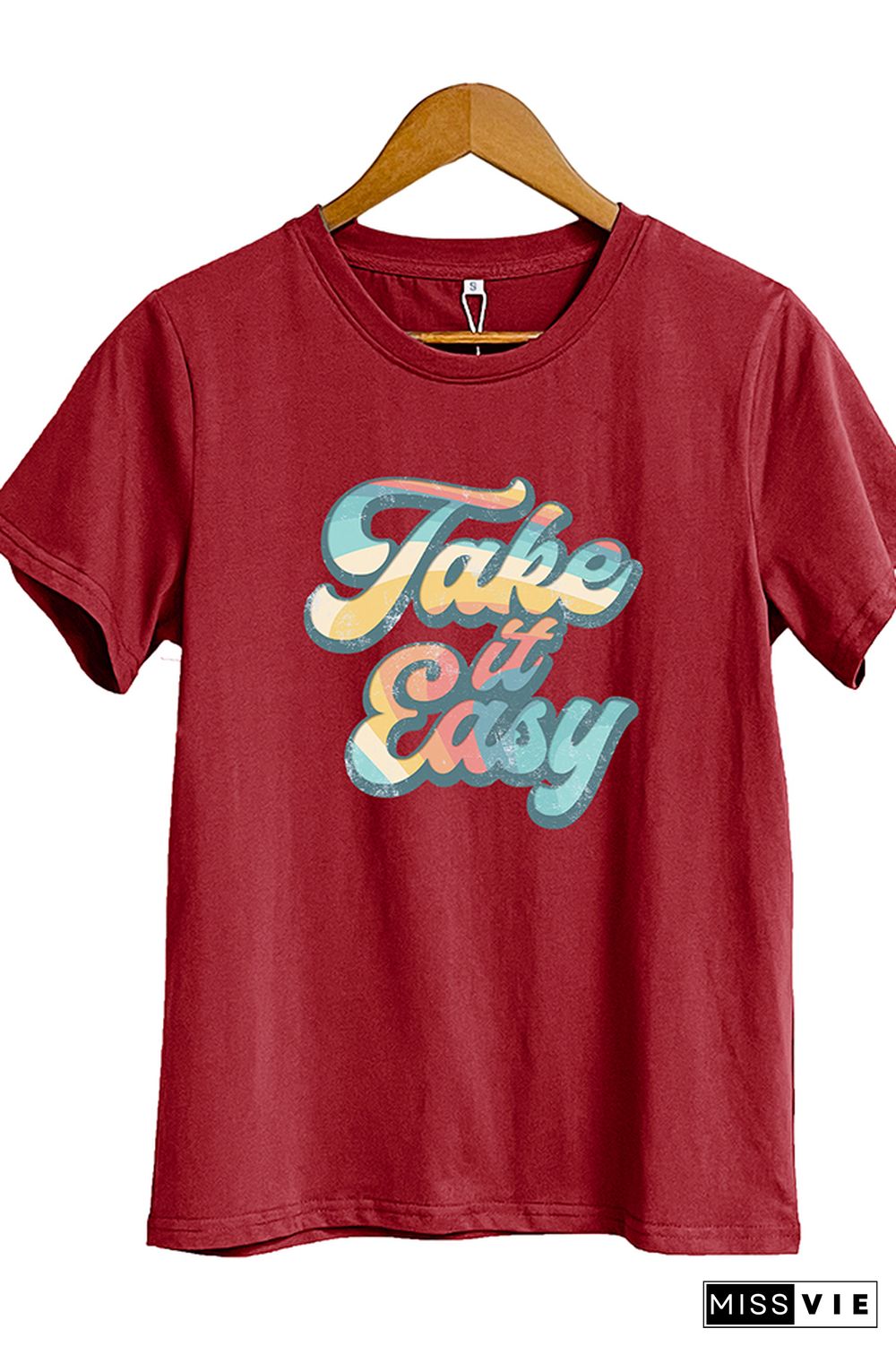 Take It Easy Graphic T-Shirt Wholesale