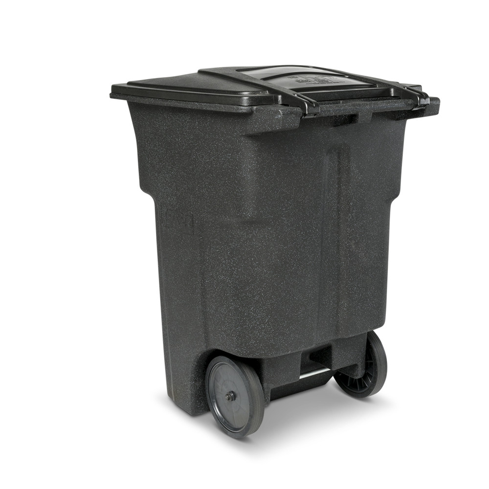 Toter 96 Gallon Trash Can with Smooth Wheels and Lid ;