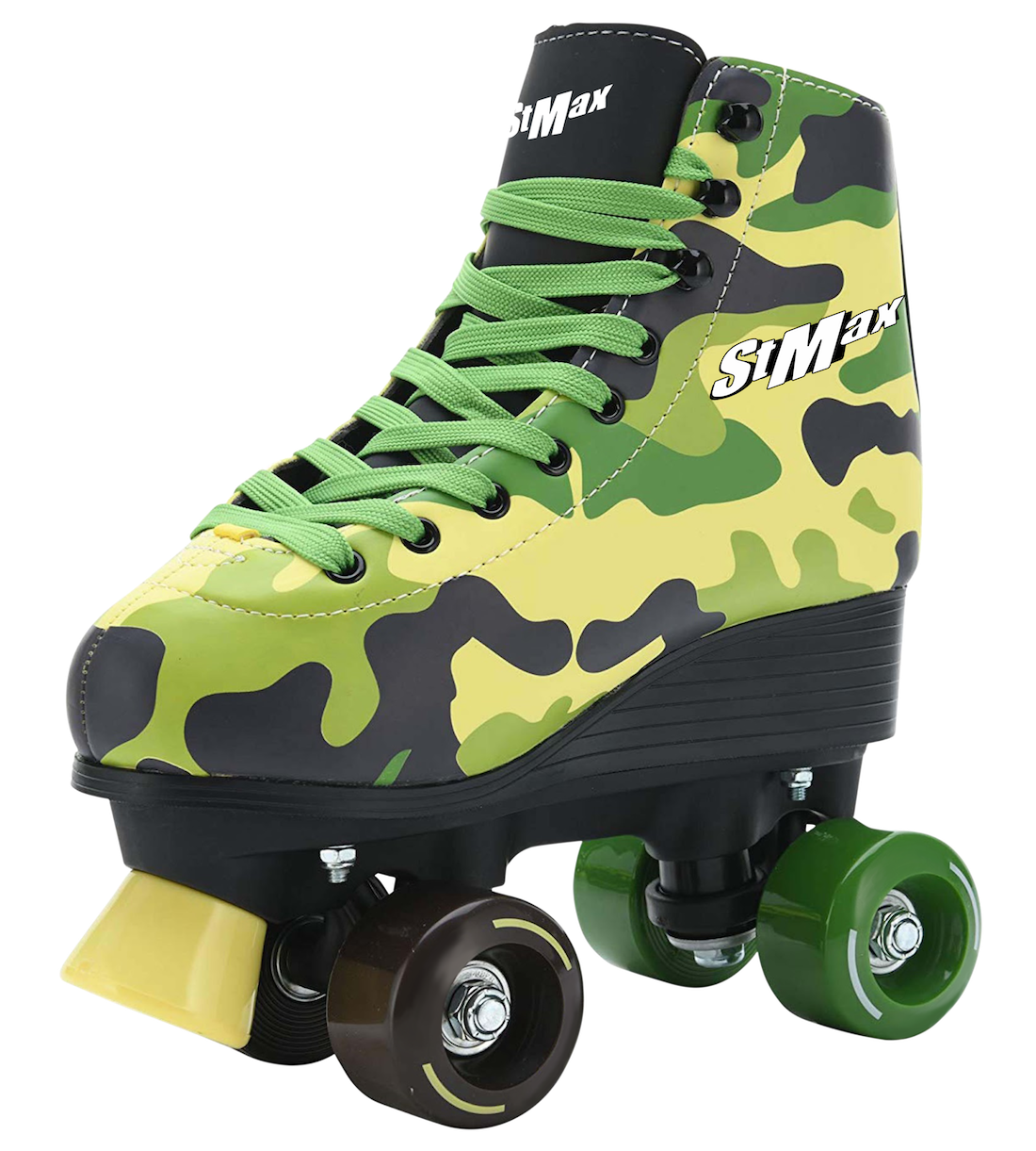 Quad Roller Skates for Girls and Boys， Men Women Outdoor Classic High Cuff Quad Skates with Lace System size 4.5 Women