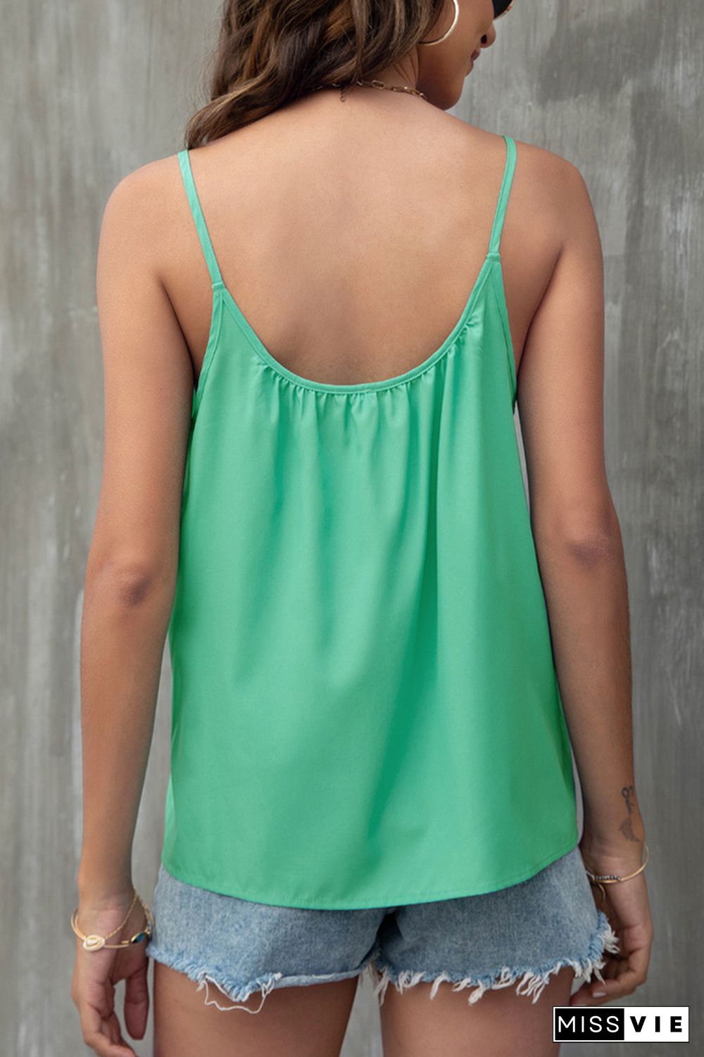 Solid Color Slip Vest Tank Top Wholesale