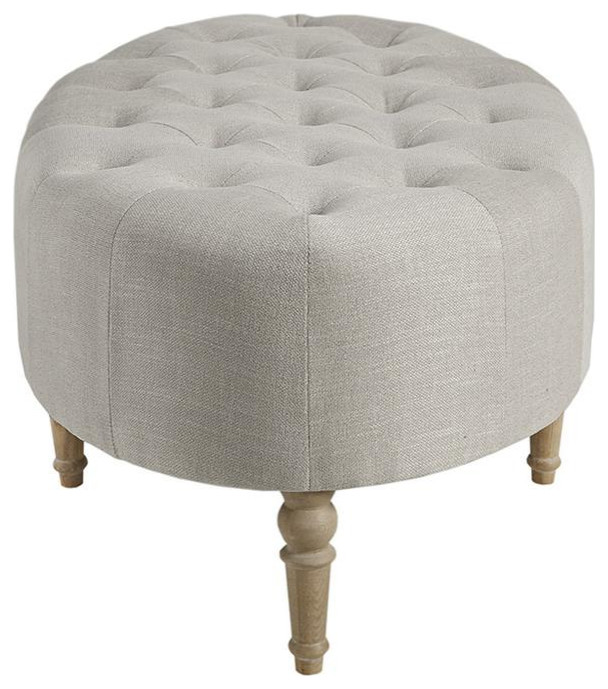 Clara Accent Ottoman   Traditional   Footstools And Ottomans   by Olliix  Houzz