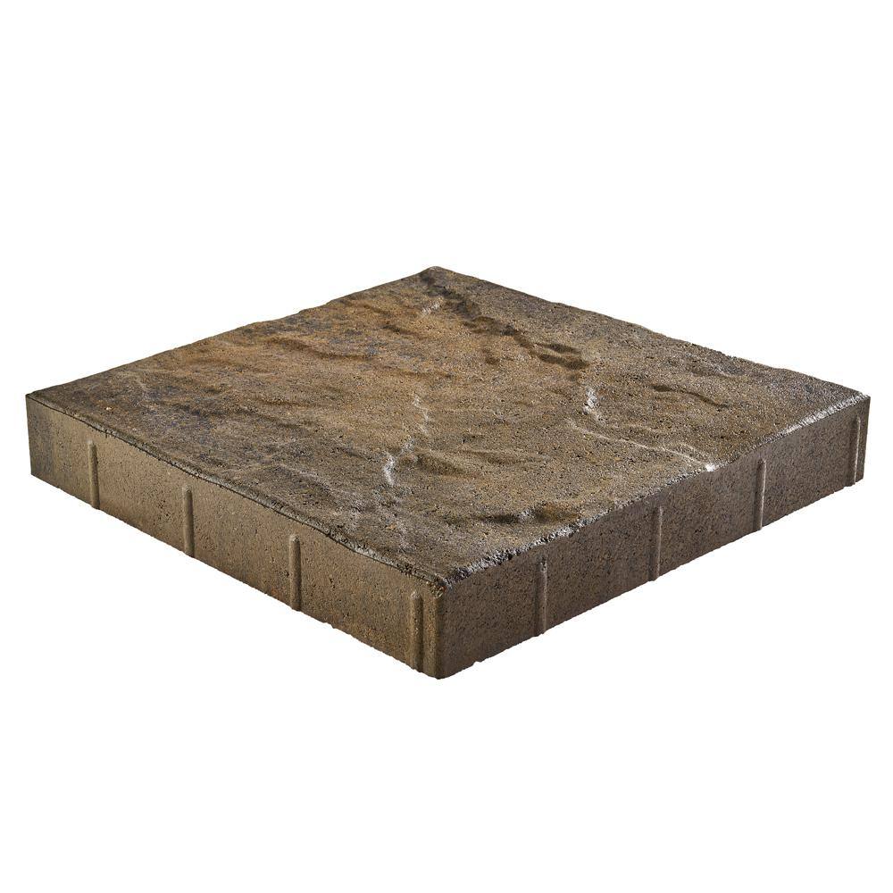 Pavestone Taverna 16 in. L x 16 in. W x 50 mm H Square Eddington Blend Concrete Step Stone ( 72-Piece124 Sq. ft.Pallet ) 26429