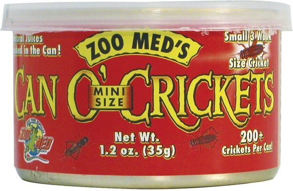 Zoo Med Mini Can O' Crickets Reptile and Bird Food