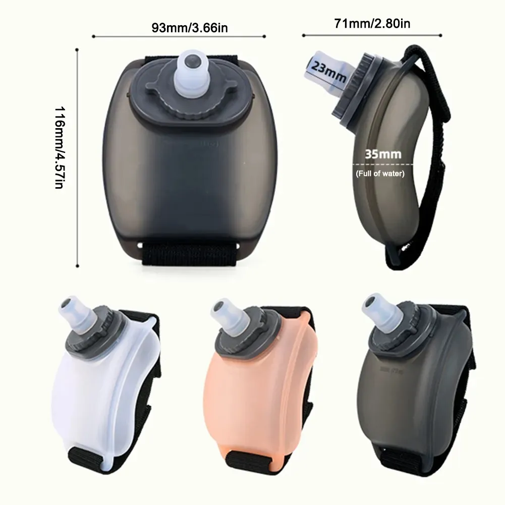 Mini Running Wrist Water Bottle Kettle Holder Outdoor Camping Hiking Marathon Riding Climbing Portable Water Cup