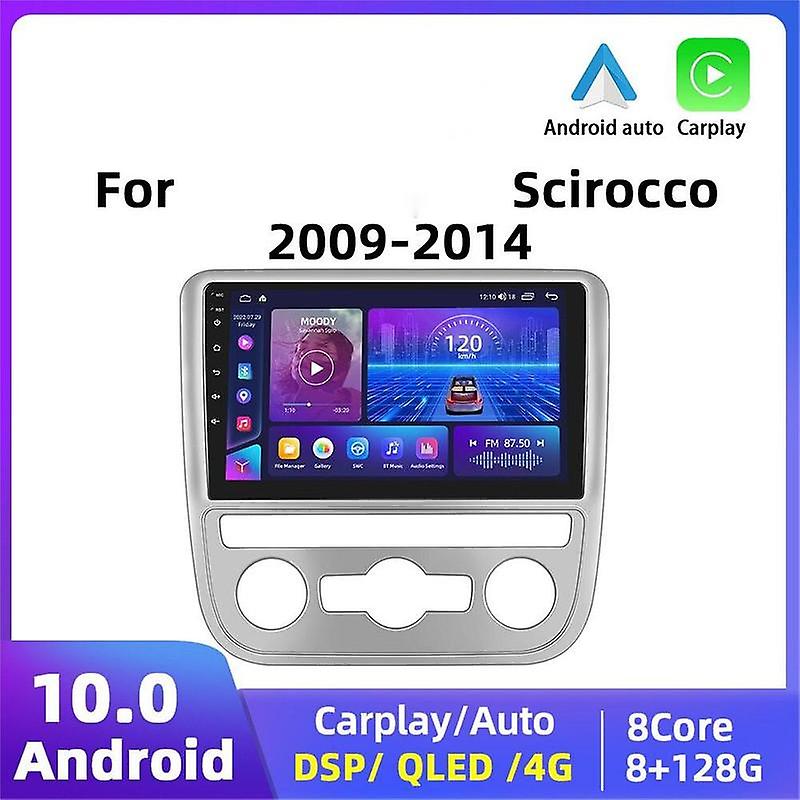 Android Carplay Car Radio For Scirocco 2009-2014 2Din Multimedia Video Player Navigation GPS WIFI