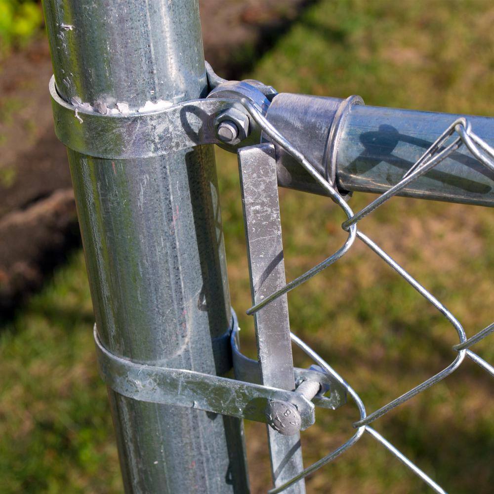 Everbilt Chain Link Fence 6 ft. Long Galvanized Steel Fence Tension Bar 328510DPTEB