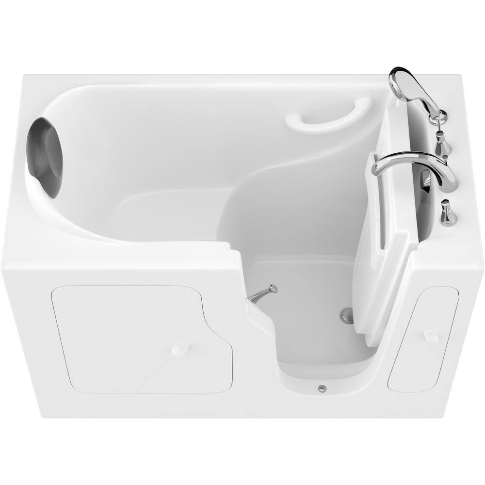 Universal Tubs Safe Premier 52.7 in. x 60 in. x 28 in. Right Drain Walk-In Non-Whirlpool Bathtub in White HD2853RWS-CP