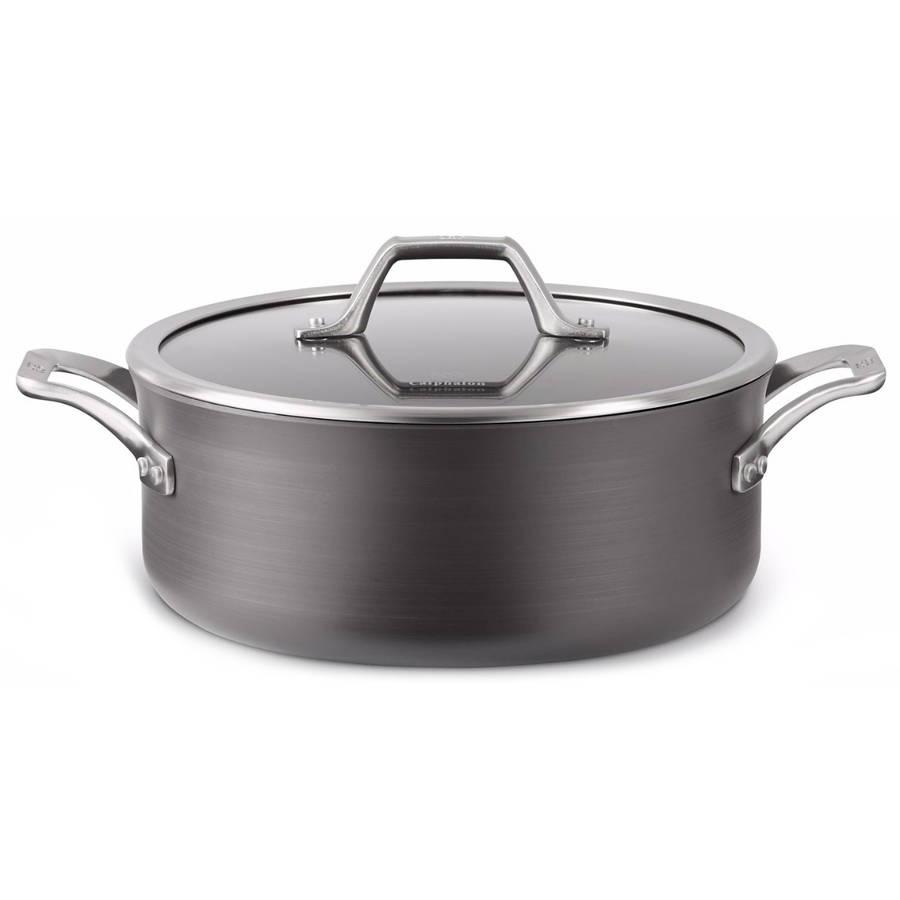 Calphalon Signature Hard-Anodized Nonstick 5-Quart Dutch Oven with Cover