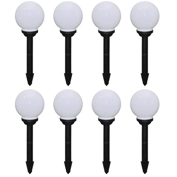 vidaXL Outdoor Pathway Lamps 8 pcs LED 5.9