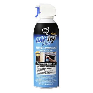 DAP Daptex Plus 12 oz. White ExteriorInterior Window and Door Foam Sealant (12-Pack) 7079818836