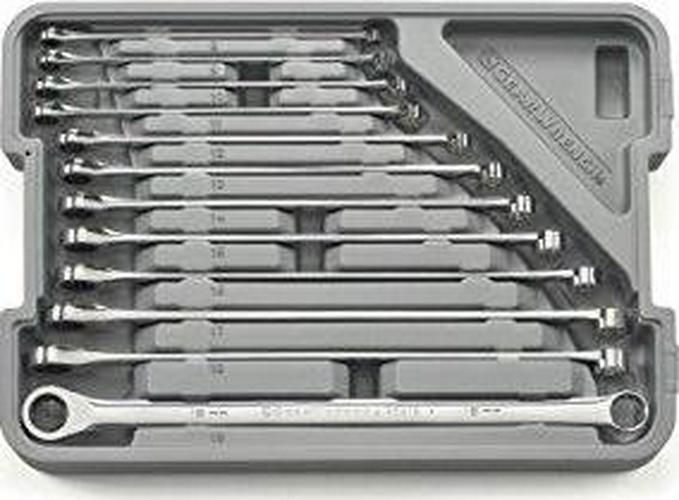 GearWrench 85988 12-Piece 12-Point Metric XL GearBox Double Box Ratcheting Wrench Set