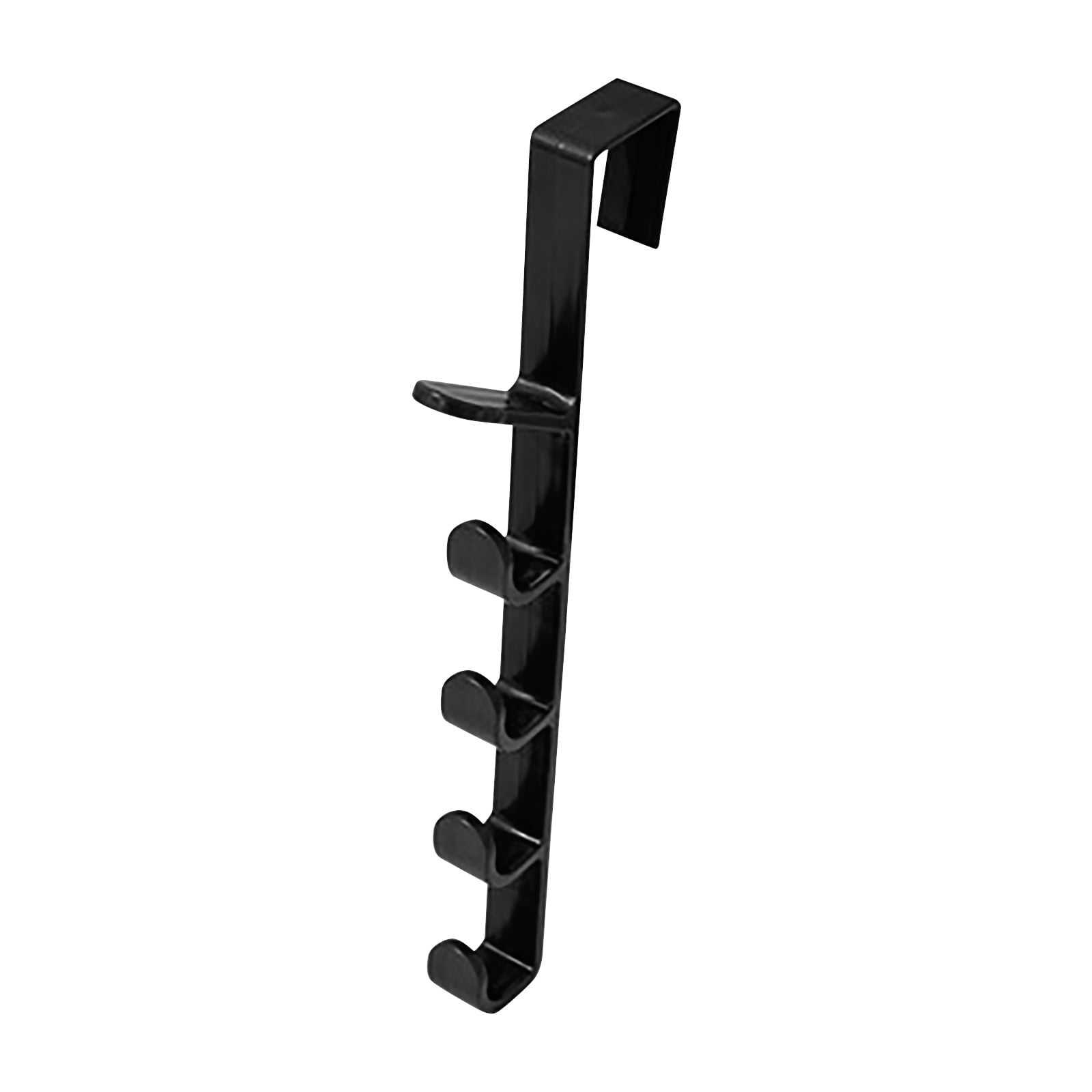 VOSS Over The Door Hook Hanger | 5-Hook Heavy-Duty Organizer Rack For Coats， Hats