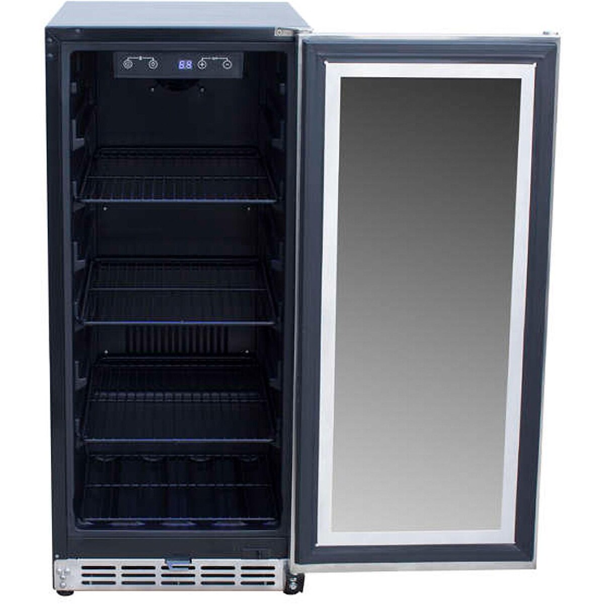 Summerset 15-Inch Outdoor Rated Fridge w/ Glass Door