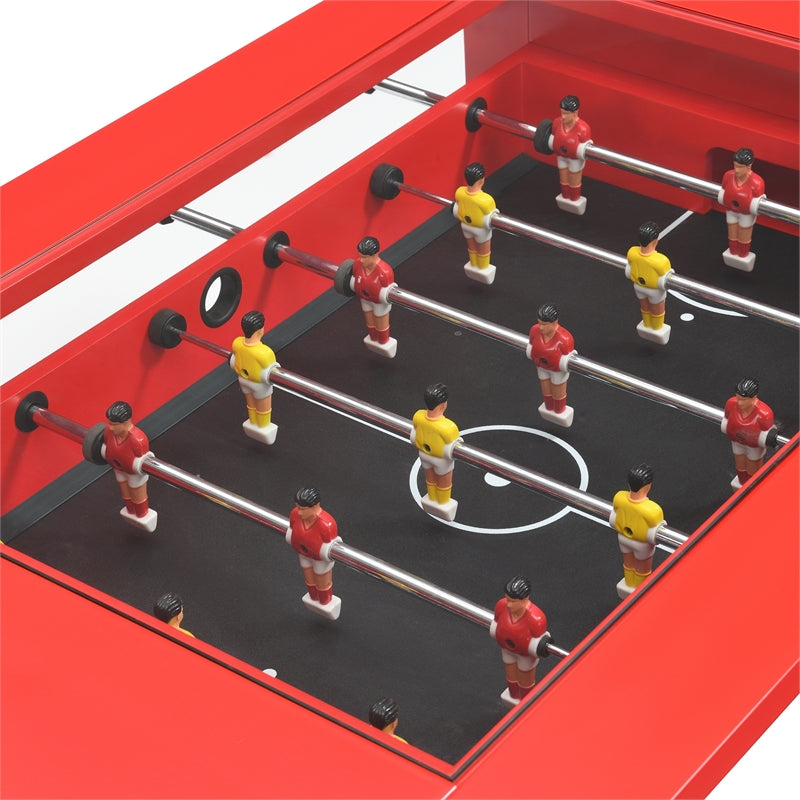 Picket House Furnishings Rebel Foosball Gaming Table in Red