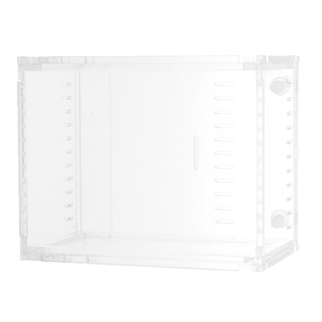 Clear Terrarium Box Reptile and Amphibian Breeding Box for Turtle